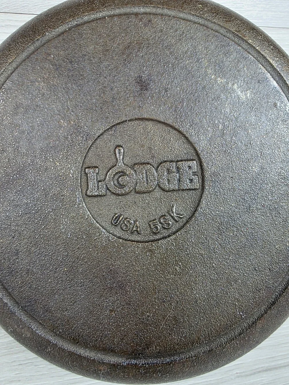 Lodge Cast Iron Skillet Set USA 5SK & 8SK Pre-Seasoned Frying Pans Pour g57